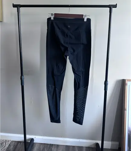 prAna Transform Full Length Black Leggings SZ 6/8 Cotton Leggings