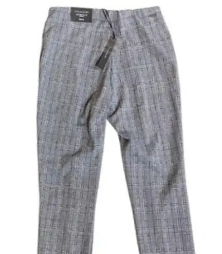 Tahari Seamed Front Houndstooth Pull On Jegging Pant Women's Size M NWT