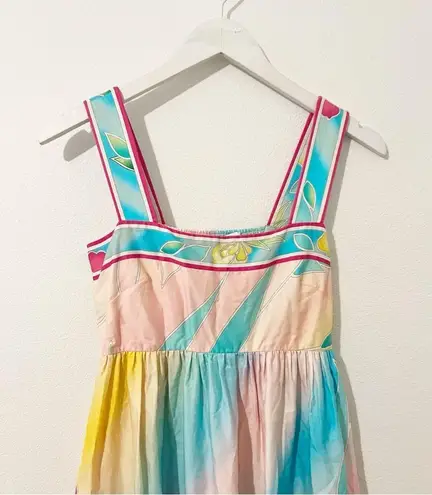 Hunter Bell Rita Dress Multi Flower Maxi Multicolor Size XS