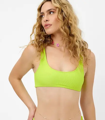 frankie's bikinis Frankie’s bikini slime green bikini set top L bottom M NWT - Image 1