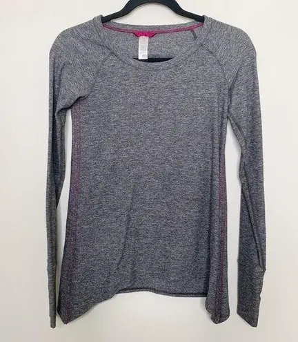 Ivivva  Lululemon Gray Long Sleeve Athletic Shirt