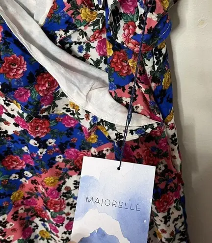 Majorelle  Womens Nolita Midi Floral Dress in Patchwork Multi Size XL New  NWT