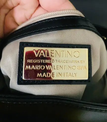 Mario Valentino Authentic leather black backpack