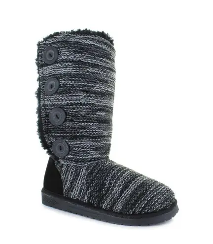 Women 100% Acrylic Knit Side Buttons Pull