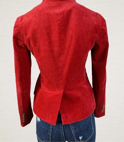 Ralph Lauren  Equestrian Red Corduroy Jacket