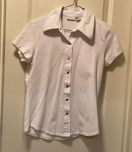 Newport News vintage short sleeve knit top Size small