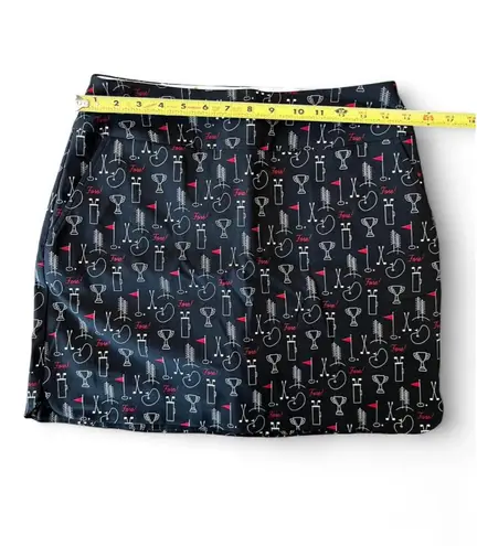 Swing Control Fore Black and Red Skort Size 6