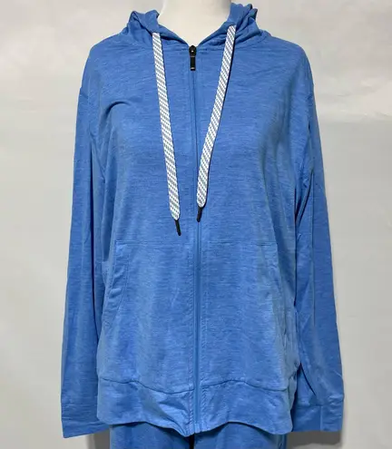 Members Mark Soft Joggers & Full Zip Hoodie Jacket Blue Heather Sizes L - XXL