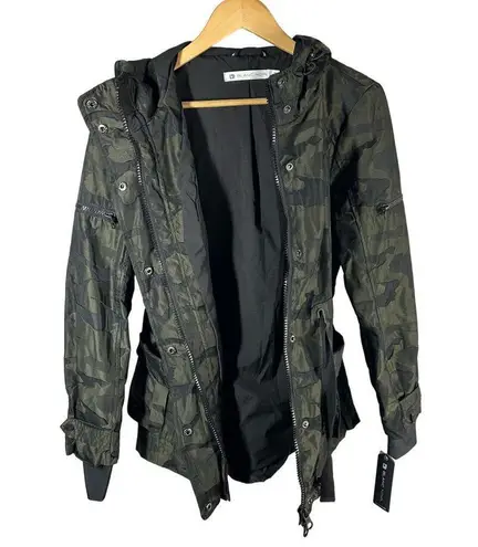 Blanc Noir Camo Grenadier Hooded Jacket Size XS Olive Camo