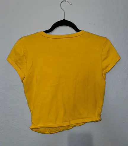 Open Edit Yellow Tee