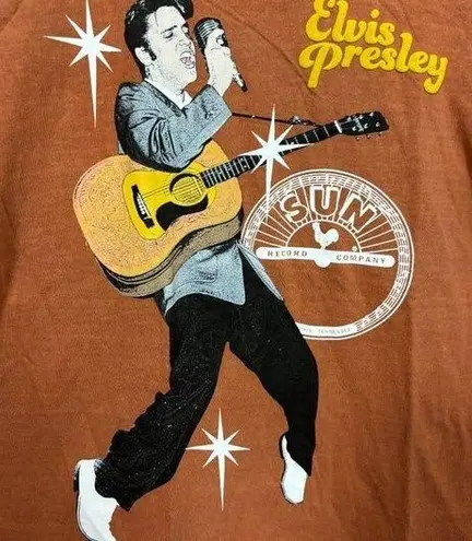 Elvis Presley The King of Rock n Roll Sun Record Company Rock Tee Small