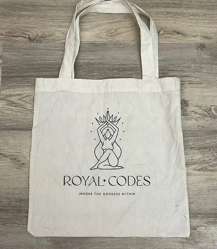 Royal Codes Lightweight Canvas Open Top Tote
