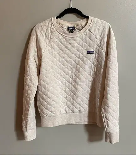 Patagonia  Women’s Organic Cotton Quilt Crew Pullover Size medium