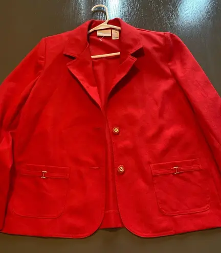 Blazer Size 12 Red In Color
