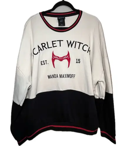 Marvel Scarlet Witch Panel Adult Crewneck Sweatshirt Size 2X BoxLunch Exclusive