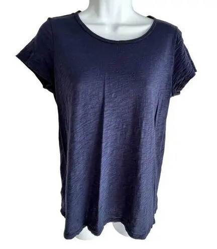 Calypso St. Barth Womens Navy Short Sleeve Top M 87n