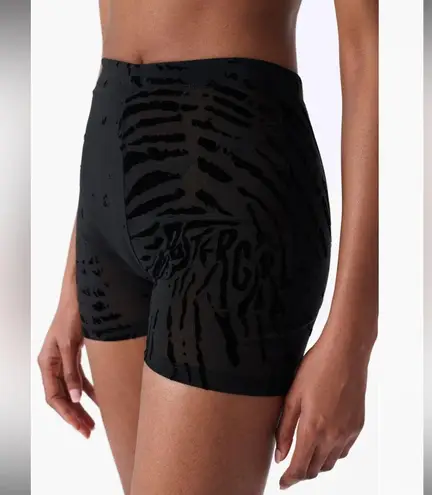 Poster Girl KNOCKOUT SHORTS BLACK ZEBRA PRINT