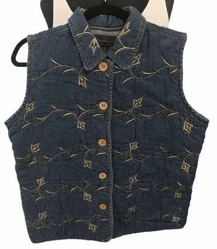 New Direction Women's Quilted Vest Sz M