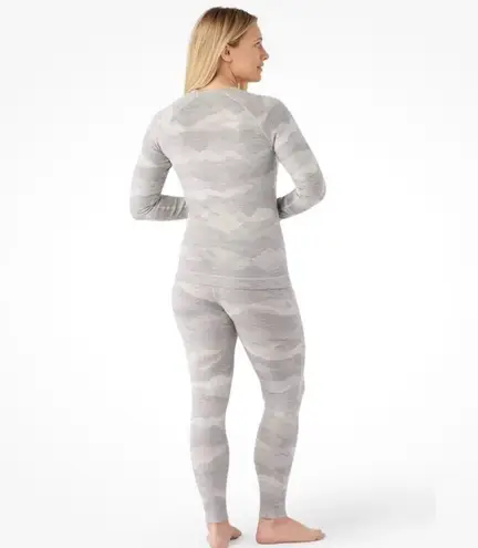 Smartwool Merino Wool Classic Thermal Base Layer Gray Long Sleeve Women's Size M