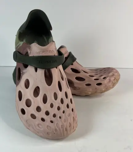 Merrell Hydro Moc Water Shoes Clogs Pink Camo Slip On Sandals Women Size 9