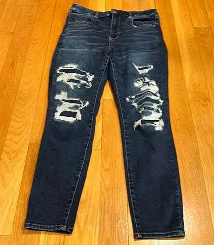 American Eagle  size 12 distressed jeans good condition