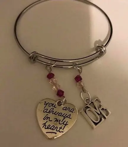 Handmade Love Charms Bracelet