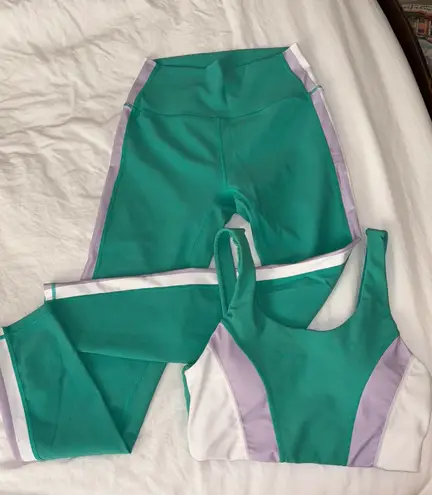 Wilo Legging and Sports Bra Set Green