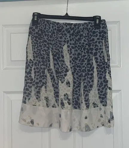 CAbi  Bella Leopard Print Mini Skirt 401