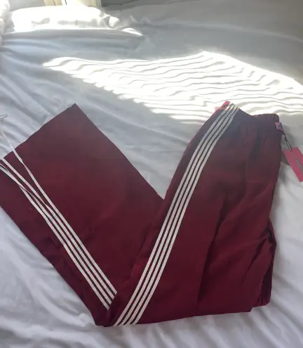 Edikted Red Track Pants