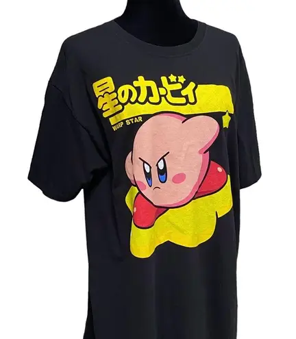 Nintendo  Kirby Graphic Cotton T-Shirt Japanese Warp Star Size Large