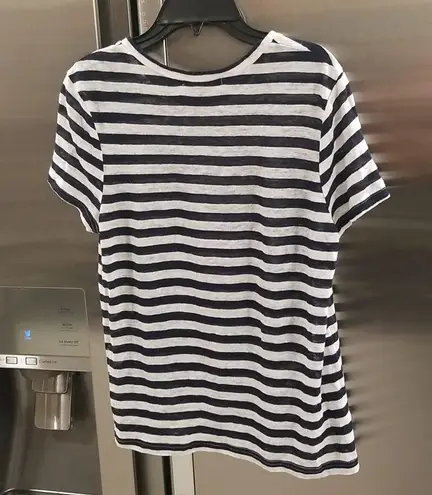 Michael Stars 💕💕 Short Sleeve Striped T-Shirt ~ Black & White Stripes Small