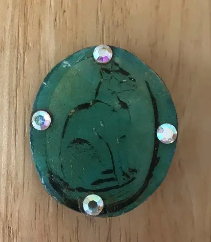 Cat Pin Brooch Handmade Vintage Kitty Lover Gift