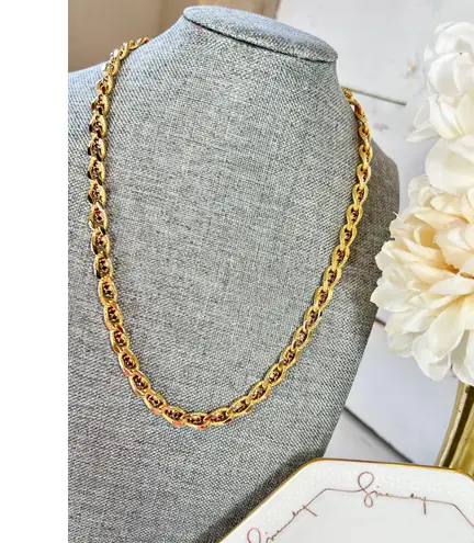 Givenchy Couture Gold & Amethyst Stone Necklace