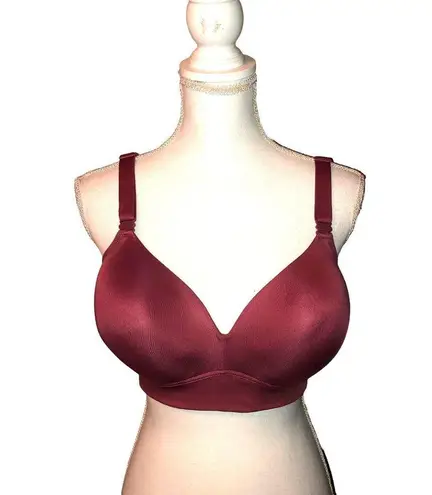 Warners Bra Womens 40D Used Wirefree RM1011 Berry Size undefined