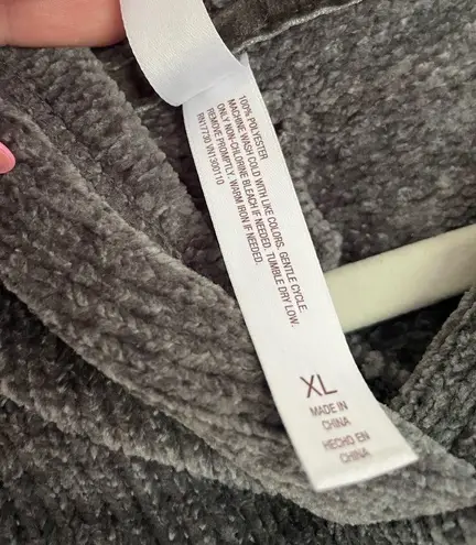 Gilligan & O’Malley Cozy Soft Grey Hooded Pullover Sweater ~ Women’s Size XL Gray