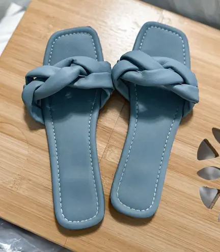 Blue rope sandals Blue Size 7.5