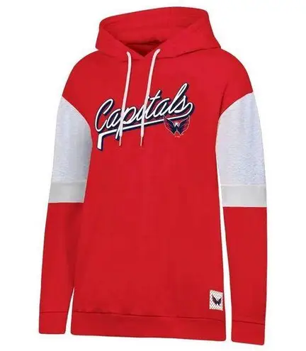 NHL Washington Capitals Women's Fleece Hooded Sweatshirt Red, Small Red