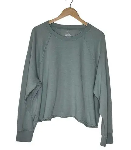 Aerie  Cropped Long Sleeve Sweater