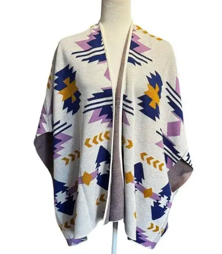 Wrangler Retro Southwestern Poncho Cardigan One Size Fits All