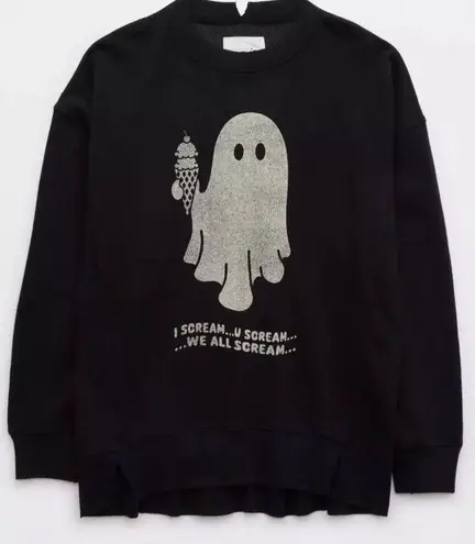 Aerie ghost crewneck i scream u scream XL 