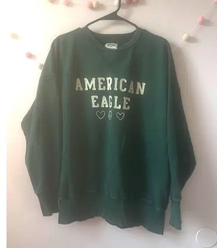 American Eagle  AE Oversized Fleece Crew Neck Sweatshirt