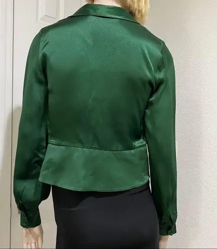 House of Harlow 1960 X Revolve Emerald Green Long Sleeve Top Size S