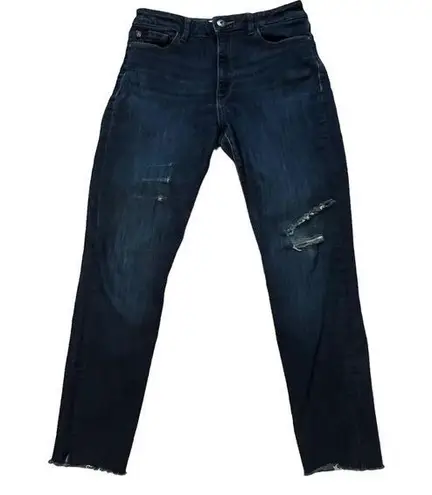 DL1961 Smart Denim Distressed Farrow High Rise InstaSlim Ankle in Gossip