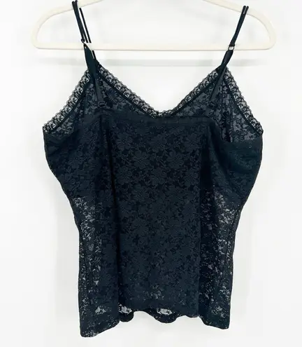 secret treasures Womens Vintage Y2K Coquette Whimsigoth Floral Lace Cami Top XL