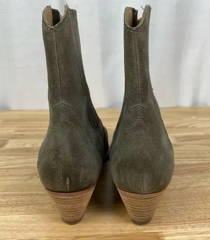 Free People  Beige Gray New Frontier Chelsea Western Cowboy Boots Sz.39(US9)