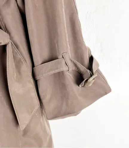 London Fog  Limited Edition Tan Double Breasted Belted Waist Lined Trench Coat