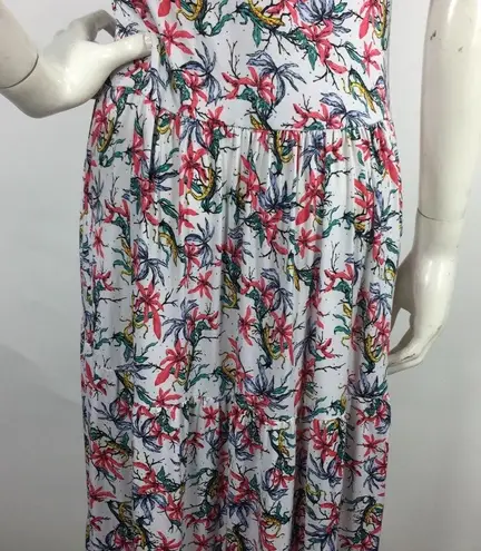 MISA Los Angeles Tbags Los Angeles Floral Tiered Maxi Dress