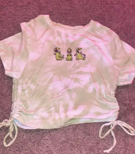 Nickelodeon  dino green crop top - Image 1