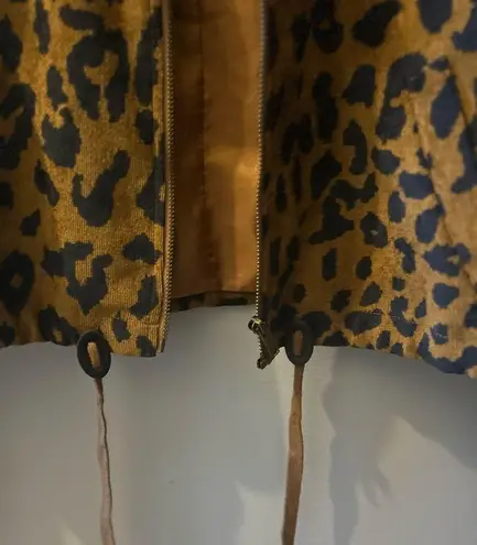 Essue Boutique Leopard Bomber Jacket