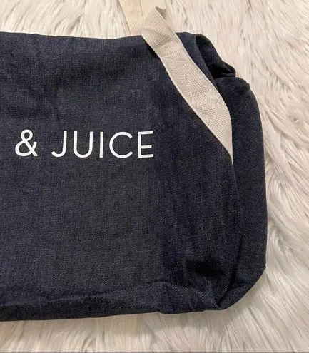 Private Party Gym & Juice Denim Duffle Bag